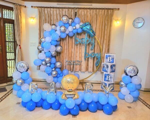 welcome baby boy decoration