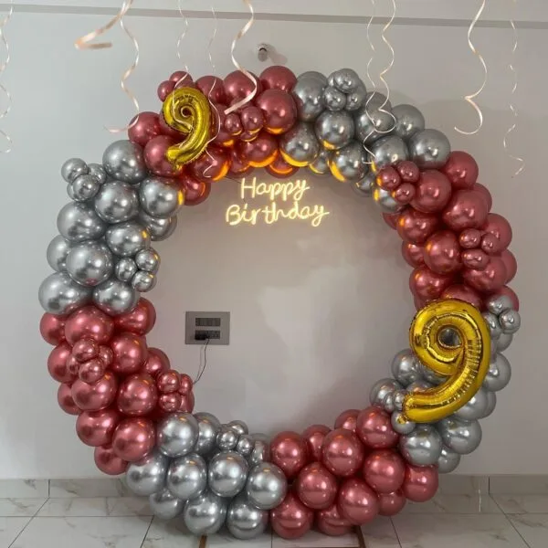 Chrome balloon decorations - Image 3