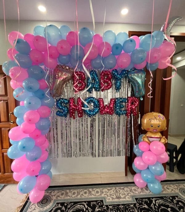 Baby shower decorations at home - Image 3