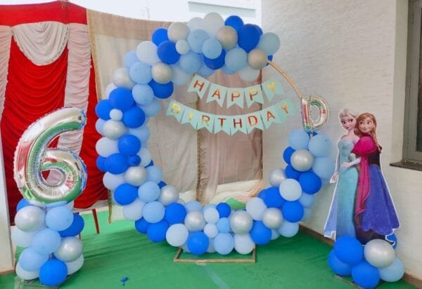 frozen theme decoration