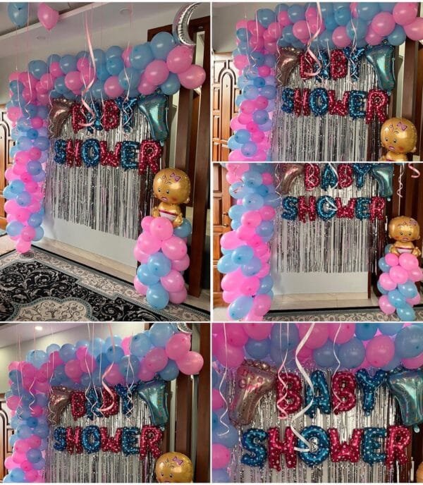 Baby shower decorations at home - Image 2