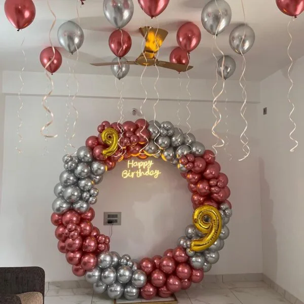 Chrome balloon decorations - Image 2