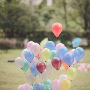 balloon, wedding, decorate