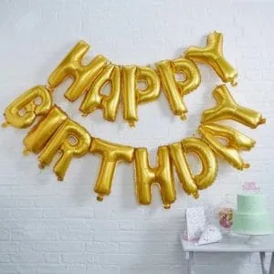 Happy Birthday Foil Balloons