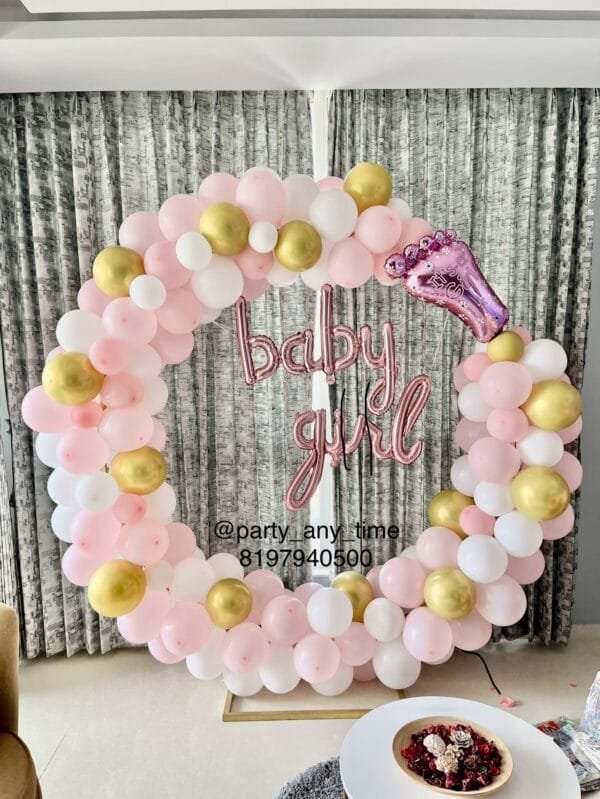 Baby girl welcome decorations - Image 2